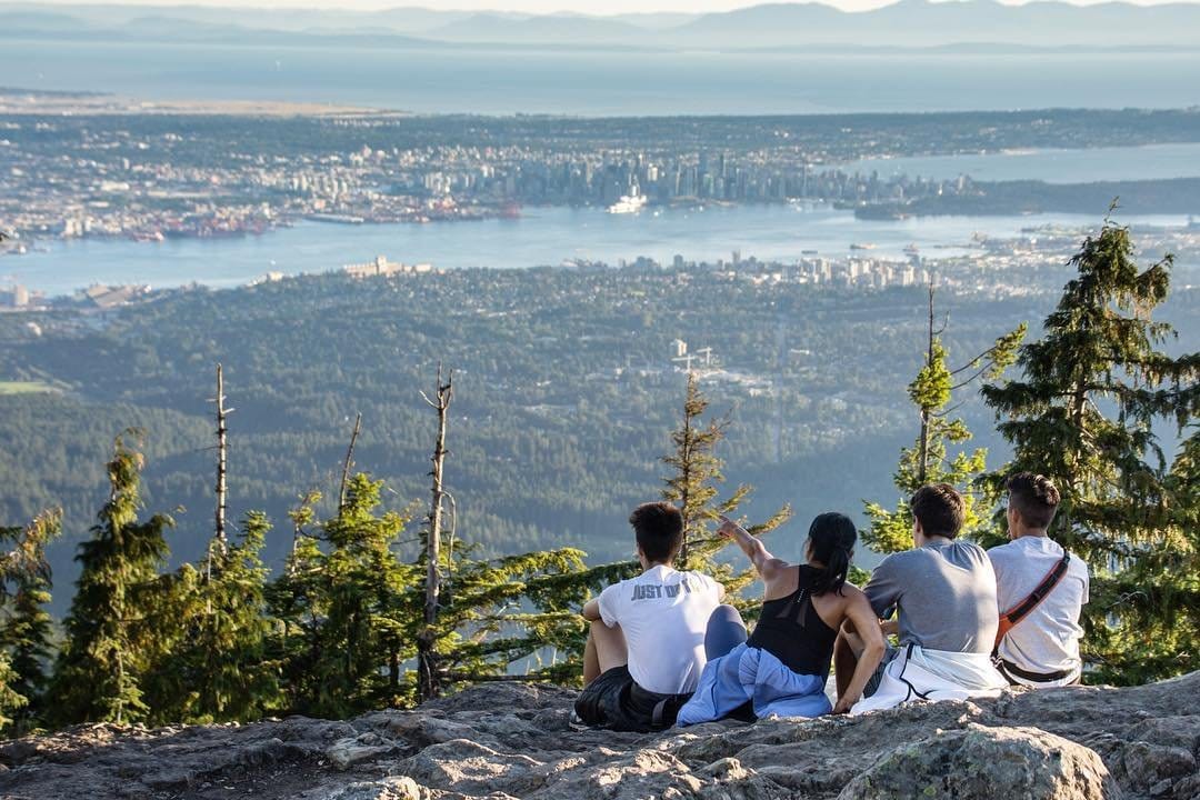 Hiking on Mount Seymour