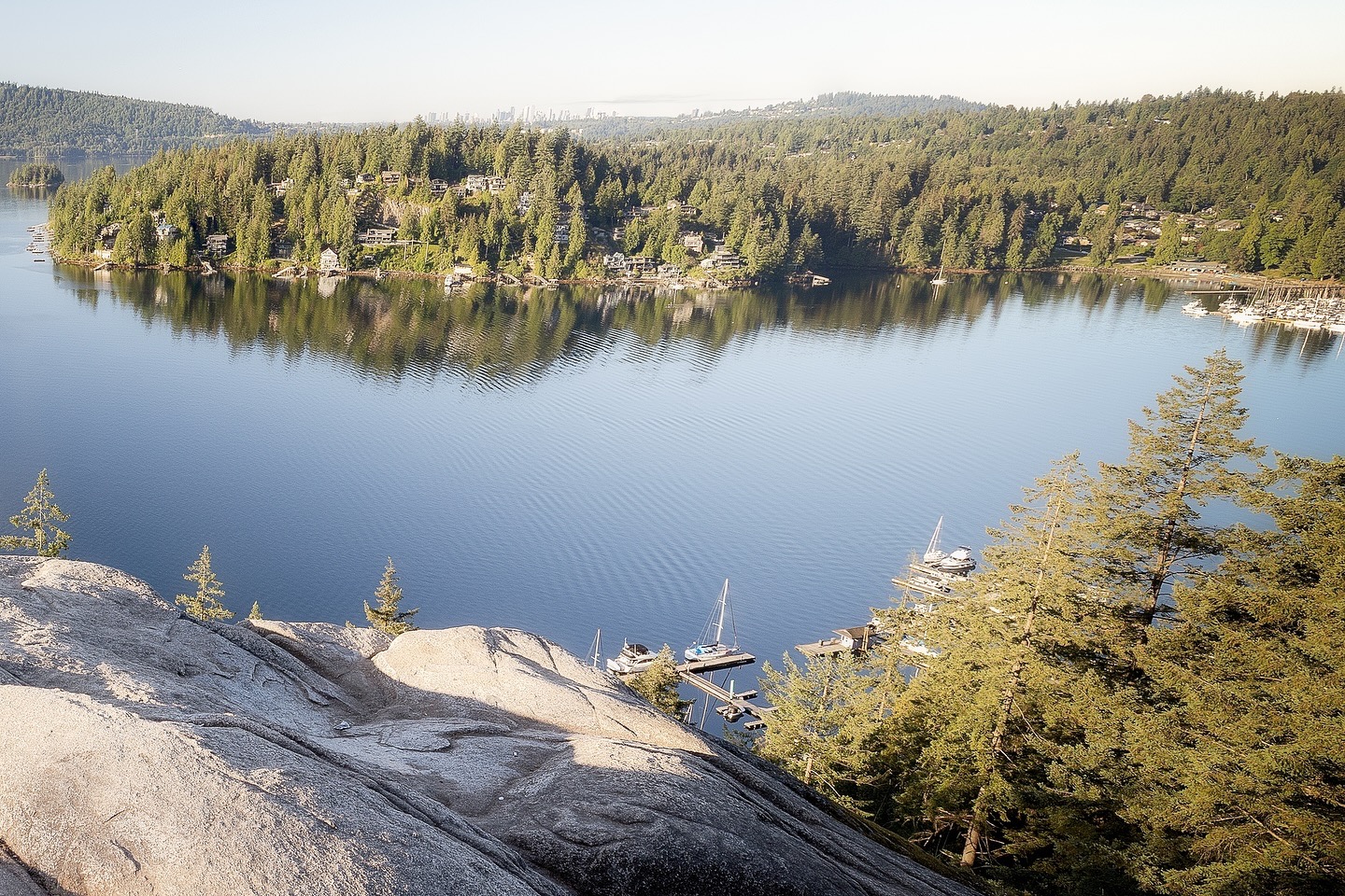 View from the top of Quarry Rock on Vancouver's North Shore